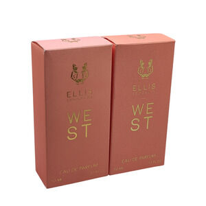 2 Pack, Ellis Brooklyn West Eau de Parfum 50ml 1.7 fl oz